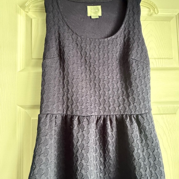 Maeve navy Sleeveless A-Line Midi Dress - Picture 3 of 8